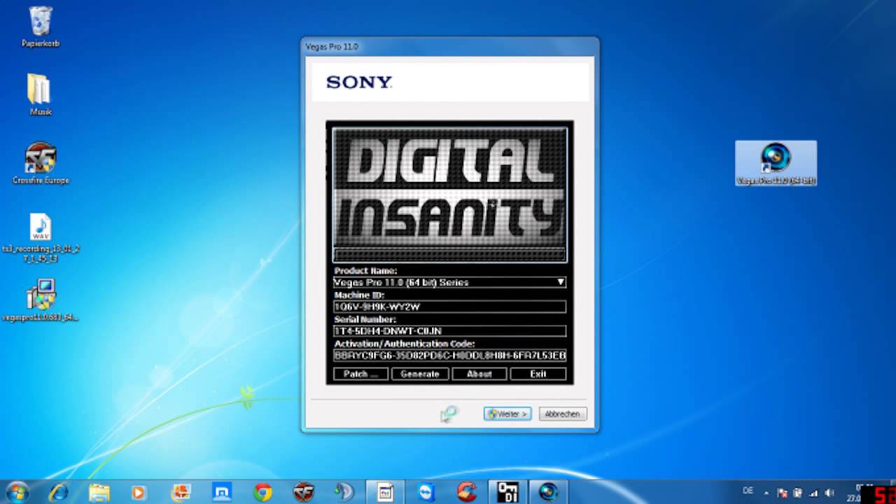 digital insanity keygen download sony vegas pro 11